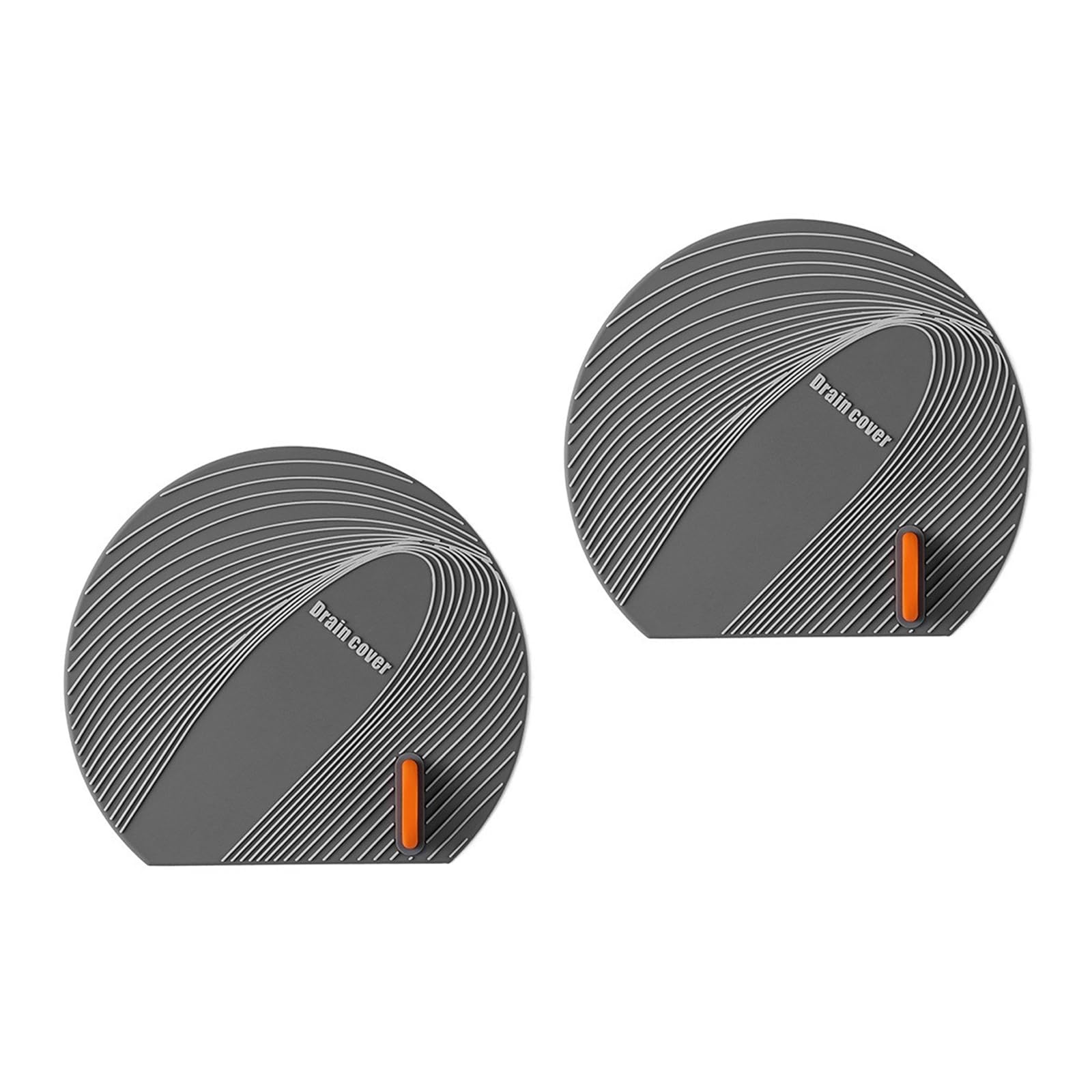 Bathroom Sink Plugs,Bath Plug Replacement,Shower Plug,Shower Plughole Cover, Stopper,Kitchen for,of 2 Flat Suction Silicone Drain Covers Hair for Bathroom and Kitchen