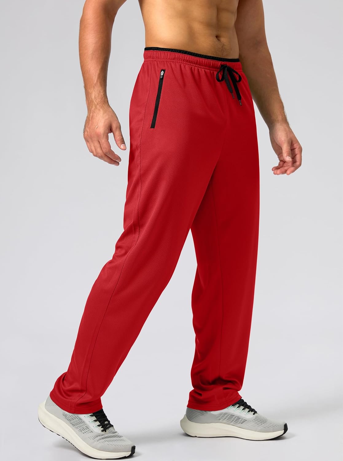 G Gradual Men's Sweatpants Mesh Lightweight with Zip Pockets Breathable Quick Dry Athletic Pants for Workout Running - Image 2