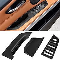 Vista 11 de Jaronx Compatible con BMW Serie 3 E90 LCI/E91 LCI - Manija de puerta lateral del conductor 2008-2011, cubierta de manija de puerta a presión y panel