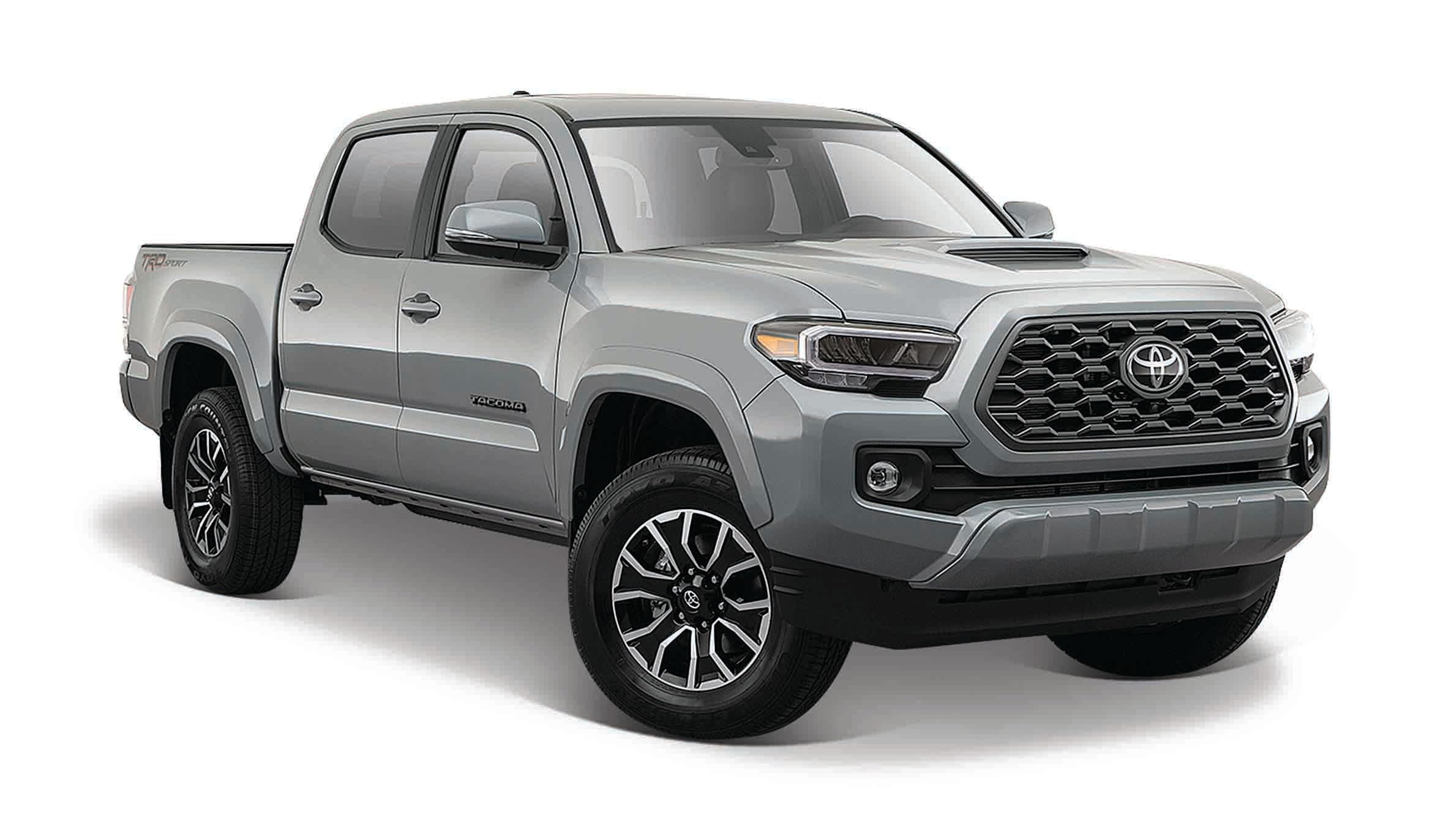 2021 TOYOTA TACOMA Pick Up Truck- 1:27 Scale - Incredibly Detailed Die-Cast Replica Collectible Model Vehicle, Gray