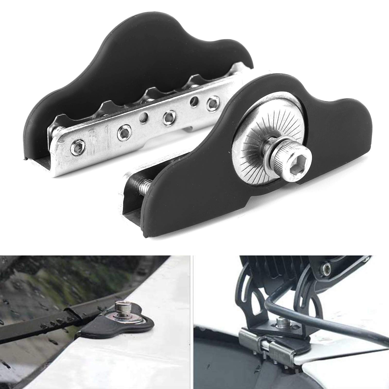 Arbeitsscheinwerfer Montagehalterung für Pickup Trucks Edelstahl für Frontgrill und Haube Schwingen Design
