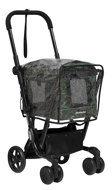 Foto 8 de 8 de PLAYMARKET Easy go PETS Carrito para Perros 2 en 1, Bolsa de Transporte Plegable con Ventanas de Malla…