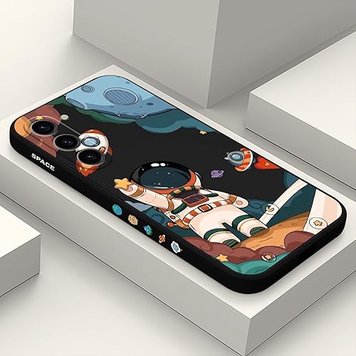 Funda protectora suave para Samsung Galaxy S23 Plus, diseño de astronauta de dibujos animados, a prueba de golpes, anticaídas, funda protectora