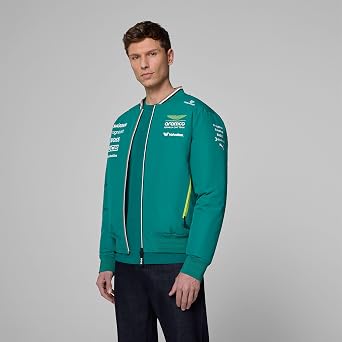 Aston Martin F1 2025 Team Bomber Jacket Green Size: L