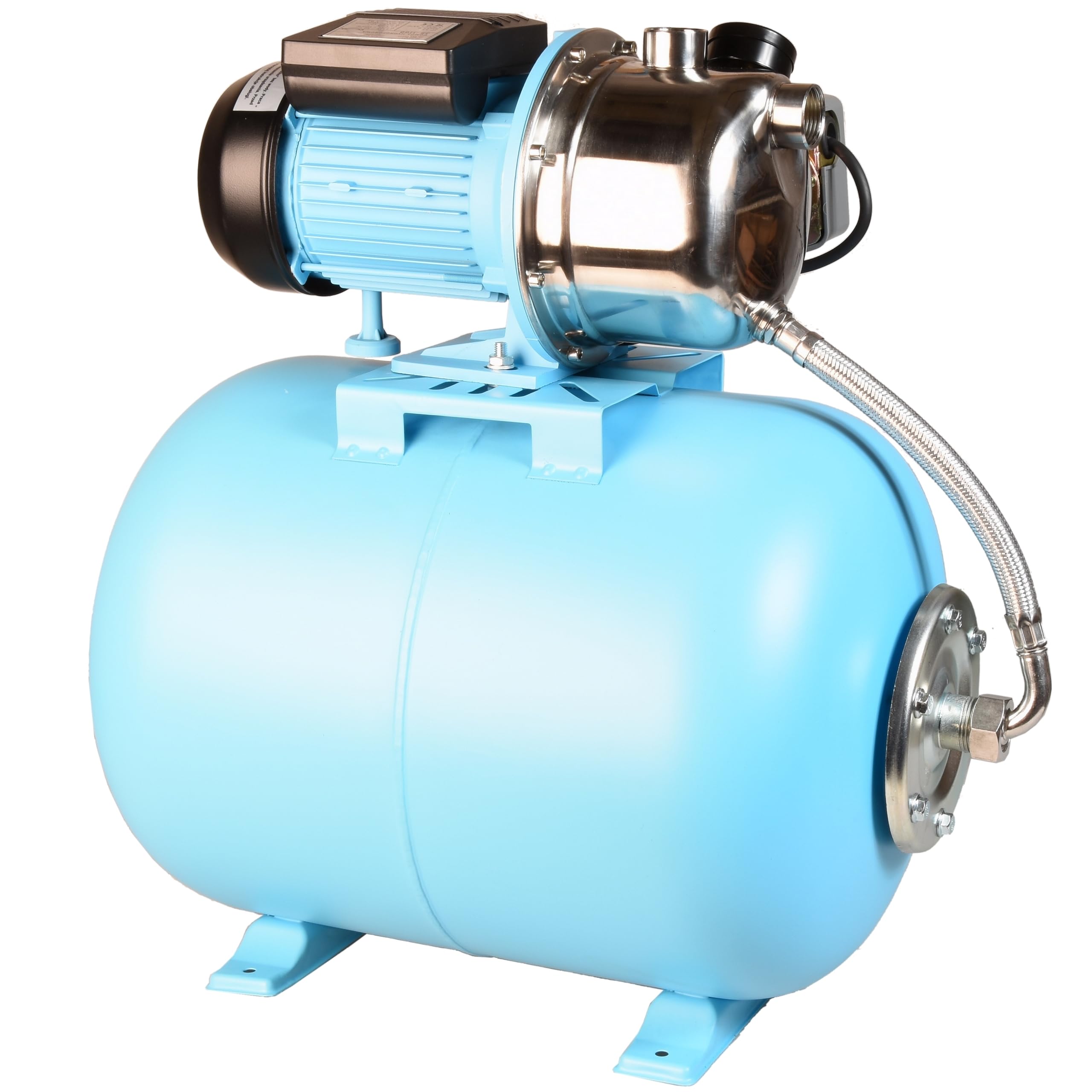 Hydrofor do Wody 50L ZESTAW HYDROFOROWY Pompa Hydroforowa INOX JX 1100 (1100 W, 3600 l/h, max. podnoszenie 50 m) Zbiornik Przeponowy 50 L Osprzęt WYDAJNY