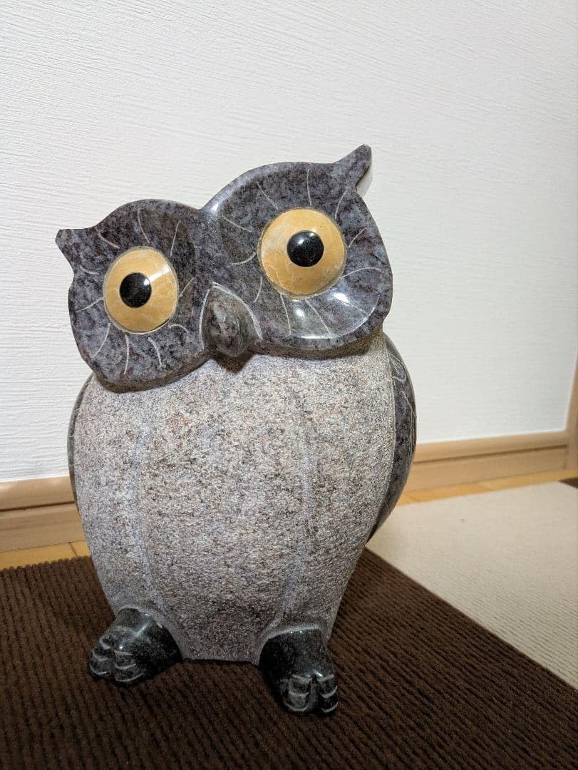Amazon.co.jp: フクロウの石像 置物 : ホーム＆キッチン