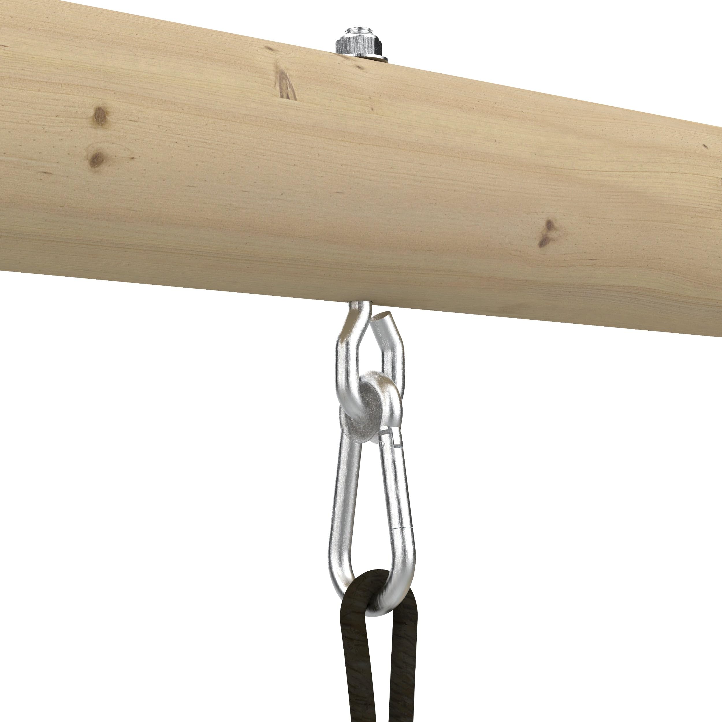 TP Toys Portique 2 Balançoires avec Échelle Corde, Bois PEFC™, H190 Cm