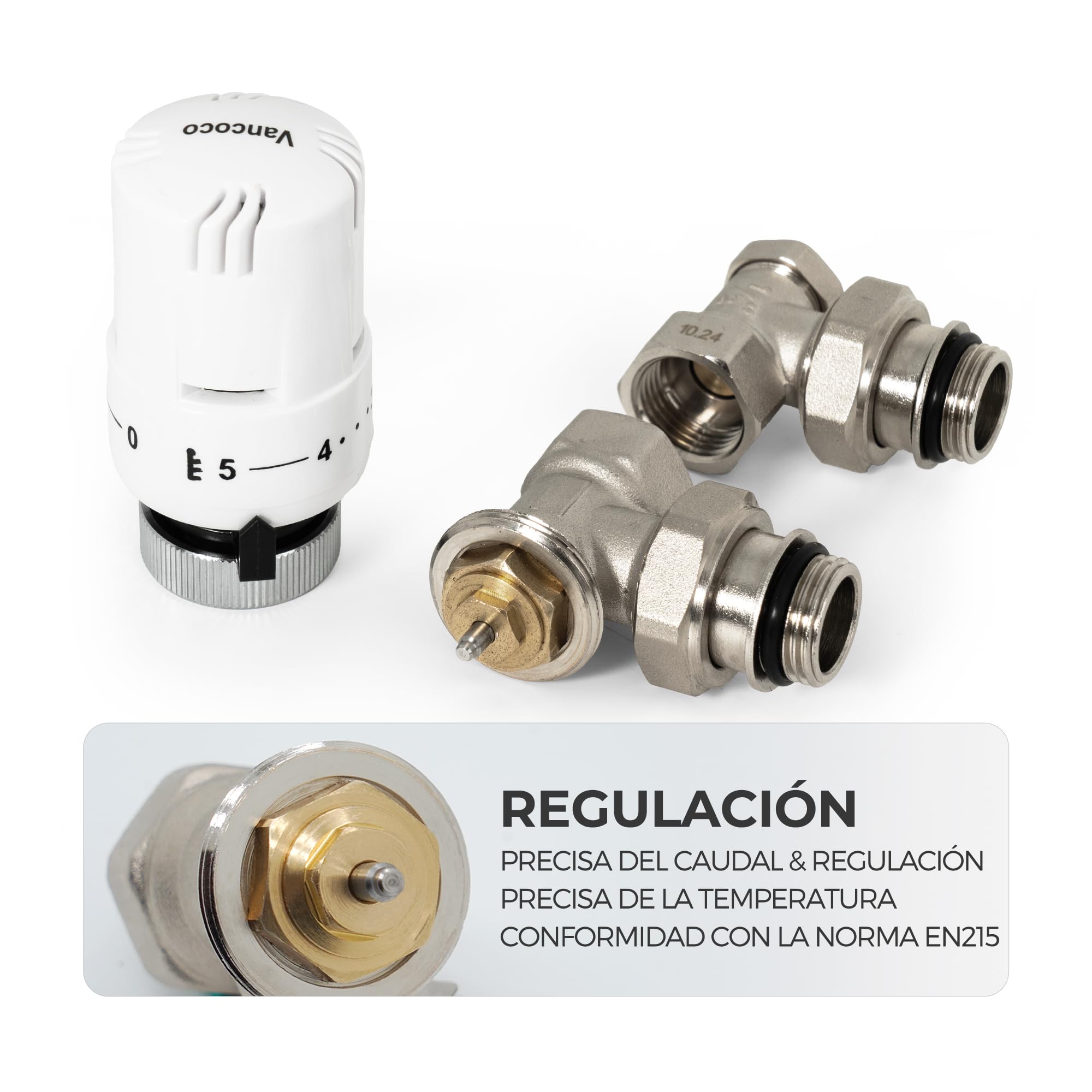 Vancoco Válvula termostática para radiador