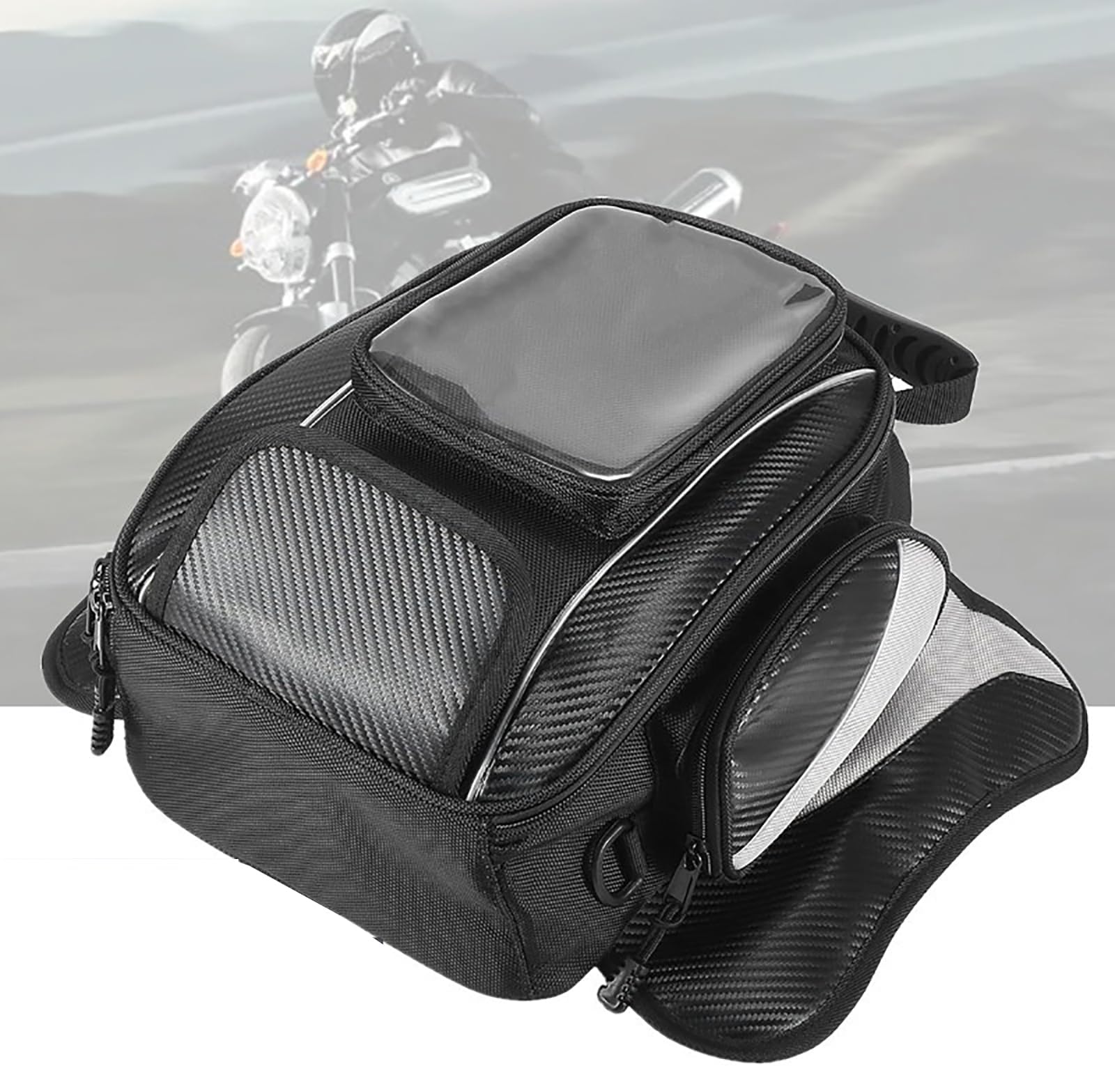 Motorcycle Magnetic Fuel Tank Bag for BMW G 310 GS 2017-2024, Motorcycle Touring Navigation Luggage Bag Motorcycle Gas Tank Bag, Motorcycle Storage Bag Tool Kit
