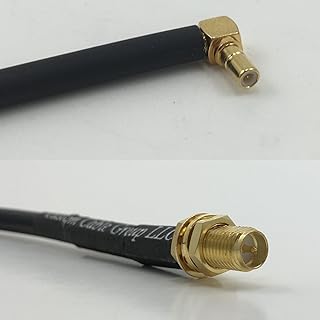 15cm RG316 SSMB Male Angle to RP-SMA FEMALE Pigtail Jumper RF coaxial cable 50ohm 6inch Quick USA Shipping