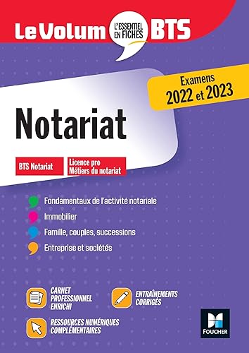 Le Volum' BTS - BTS Notariat - Révision et entraînement