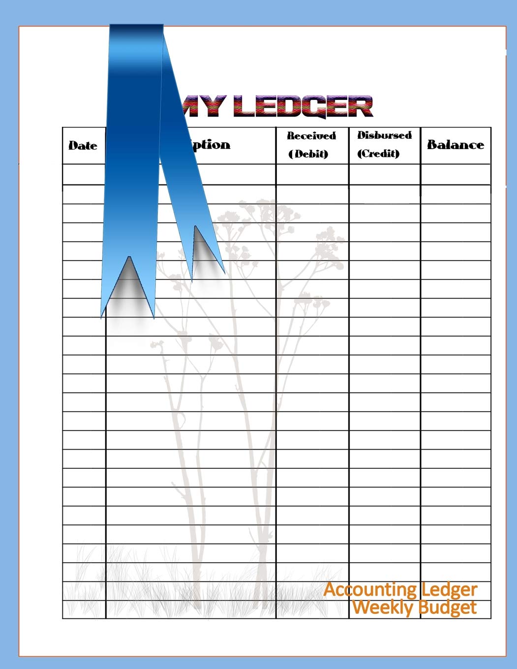 Accounting Ledger: Weekly Budget