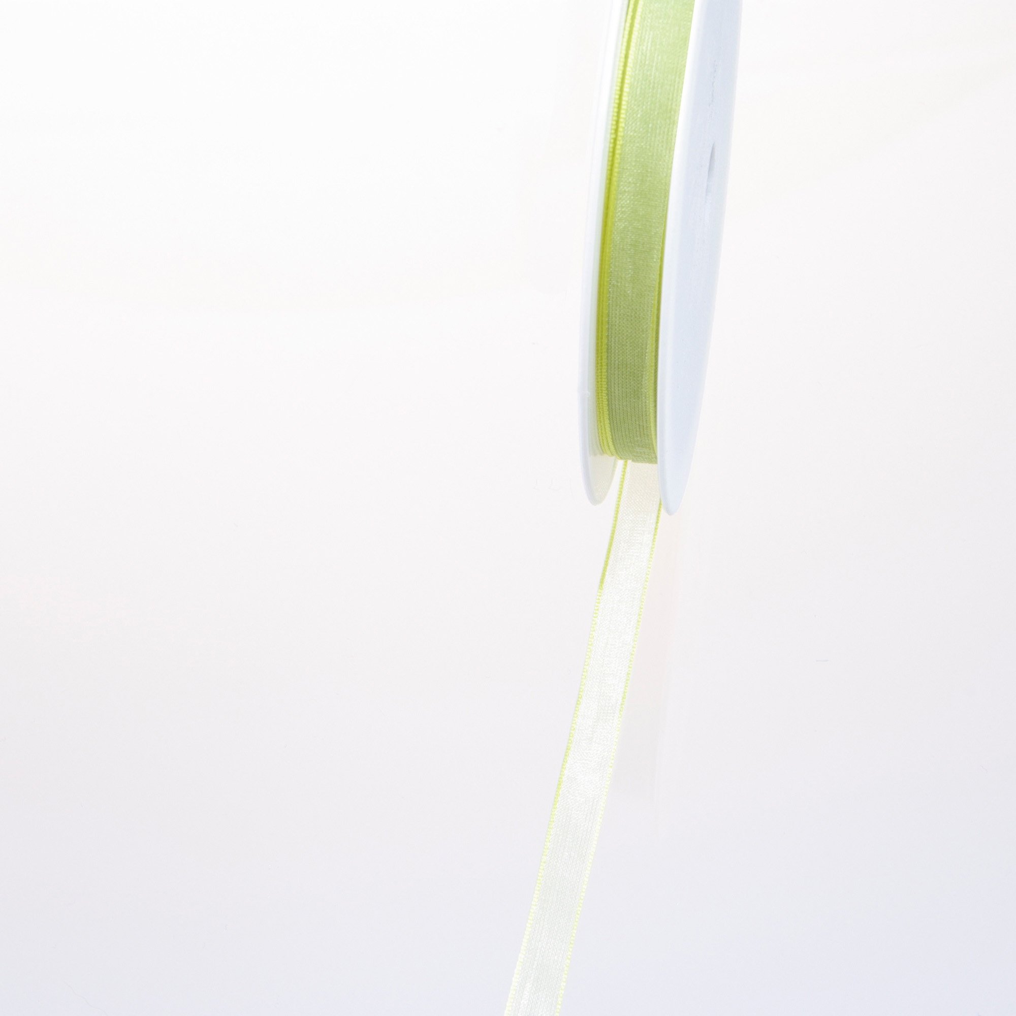 Deko und Band53736 – Organza Ribbon With Selvedge – 7 mm 50 m col. 22 Light Green 53736 7/0-6 Months