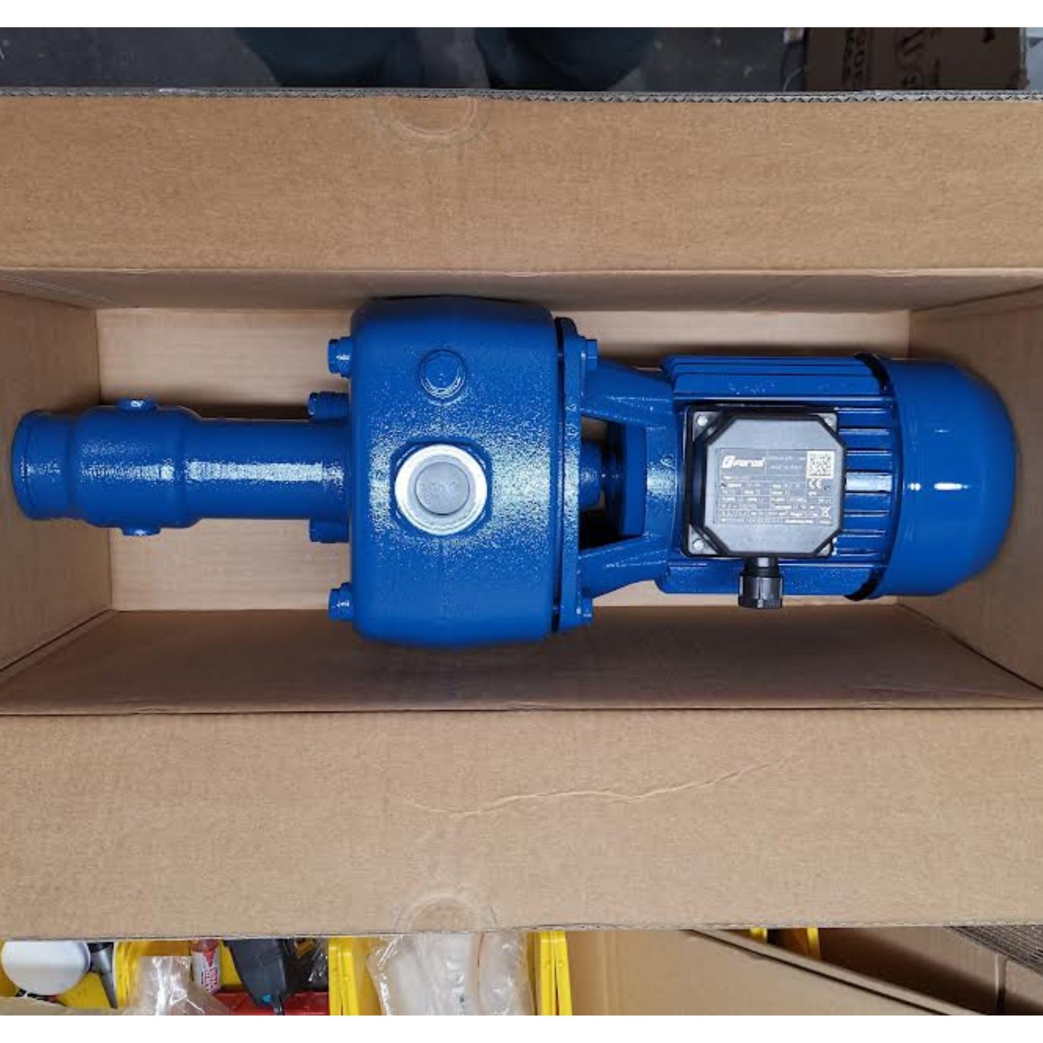 FORAS JA150 Pompe centrifuge électrique auto-amorçante, made in Italy, fonctionnement continu, 230V, 1.1 kW, 90 L/min, 61 m
