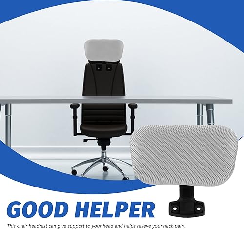 Miniatura 7 de NUOBESTY Silla de oficina, soporte para el cuello, reposacabezas y silla de oficina, de malla ajustable, soporte universal para silla de oficina