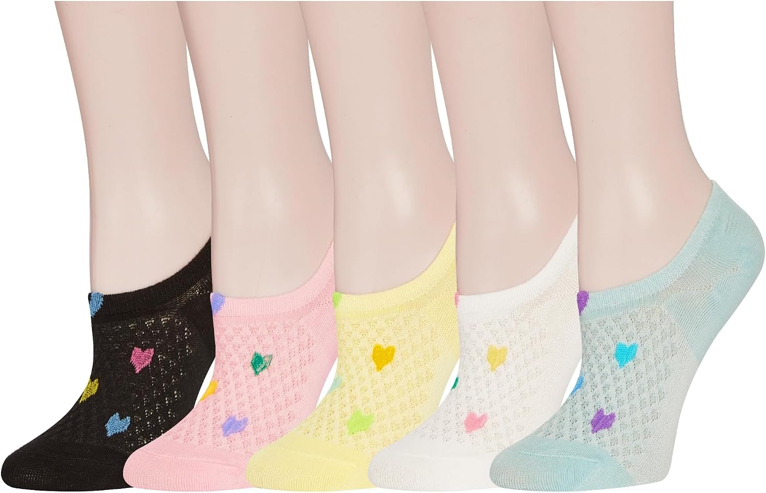 Benefeet Sox No Show Socks Womens Cute Patterned Low Cut Socks Novelty Funny Non Slip Casual Invisible Liner Sock for Flats
