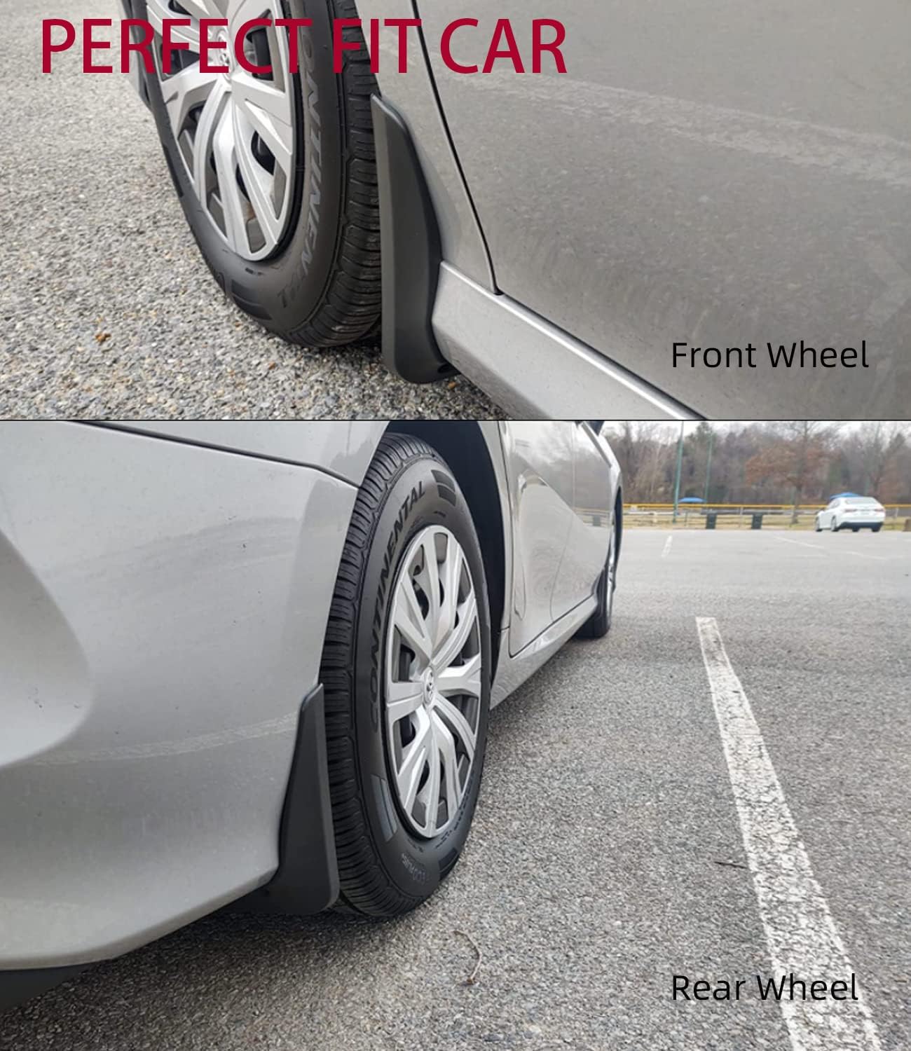 Mud Flaps for Toyota Camry LE XLE 2018 2019 2020 2021 Accessories Mud Splash Guard Front and Rear 4-PC Set