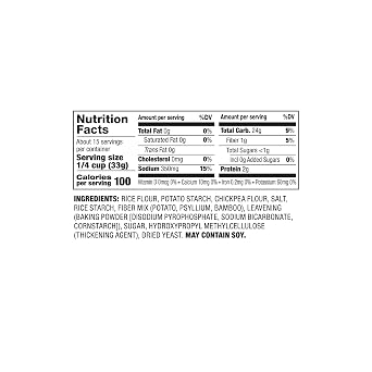 DeLallo Gluten Free Flour Pizza Kit, 17 oz Bag, (4 Pack), All Purpose Pizza Dough Mix for Baking Crust, Bread and Calzones, Vegan, Dairy Free