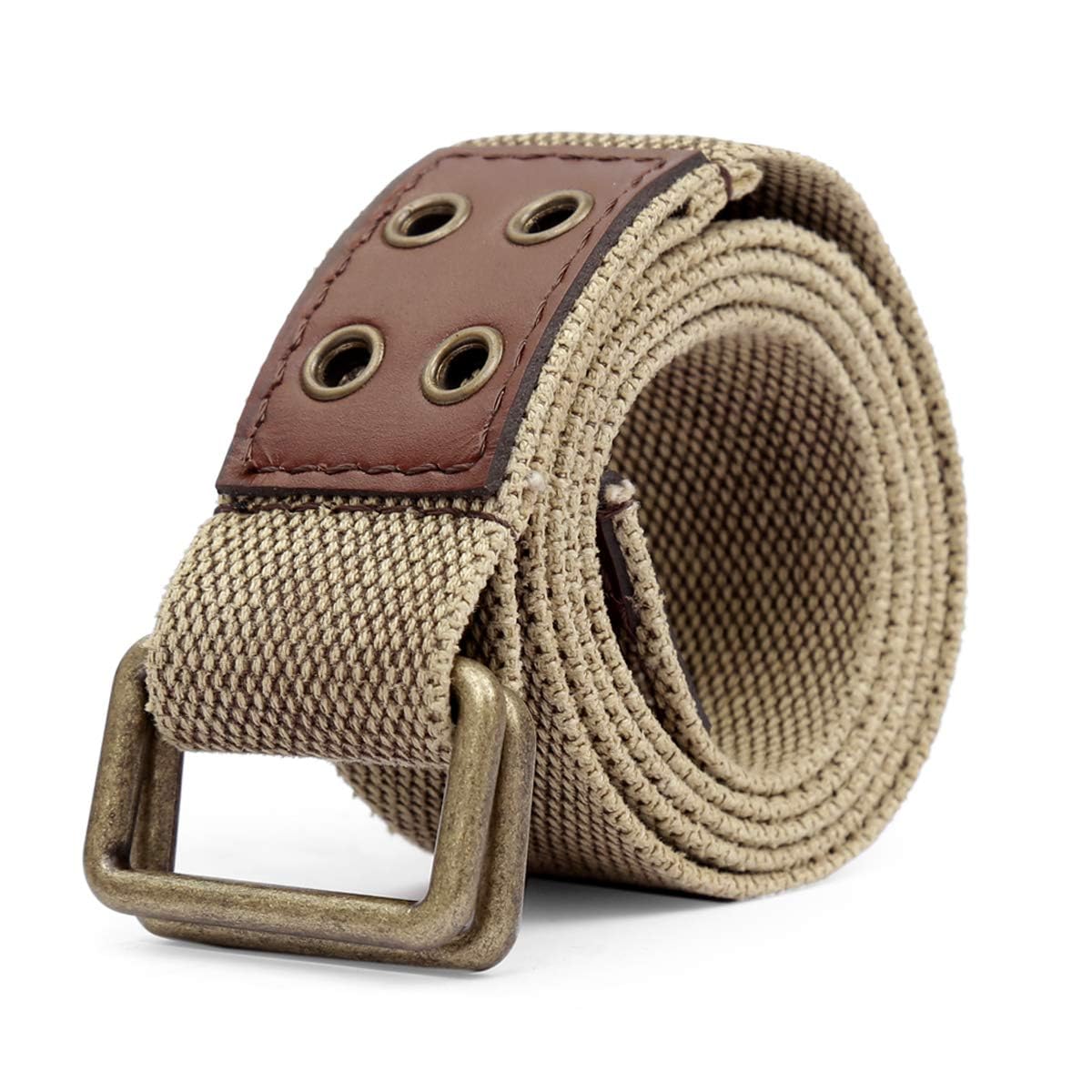 Bacca Bucci® Men’s Military Style Army Tactical Cotton/canvas Webbing Adjustable Metal Buckle Belt for Men Bacca Bucci® Men’s Military Style Army Tactical Cotton/canvas Webbing Adjustable Metal Buckle Belt for Men