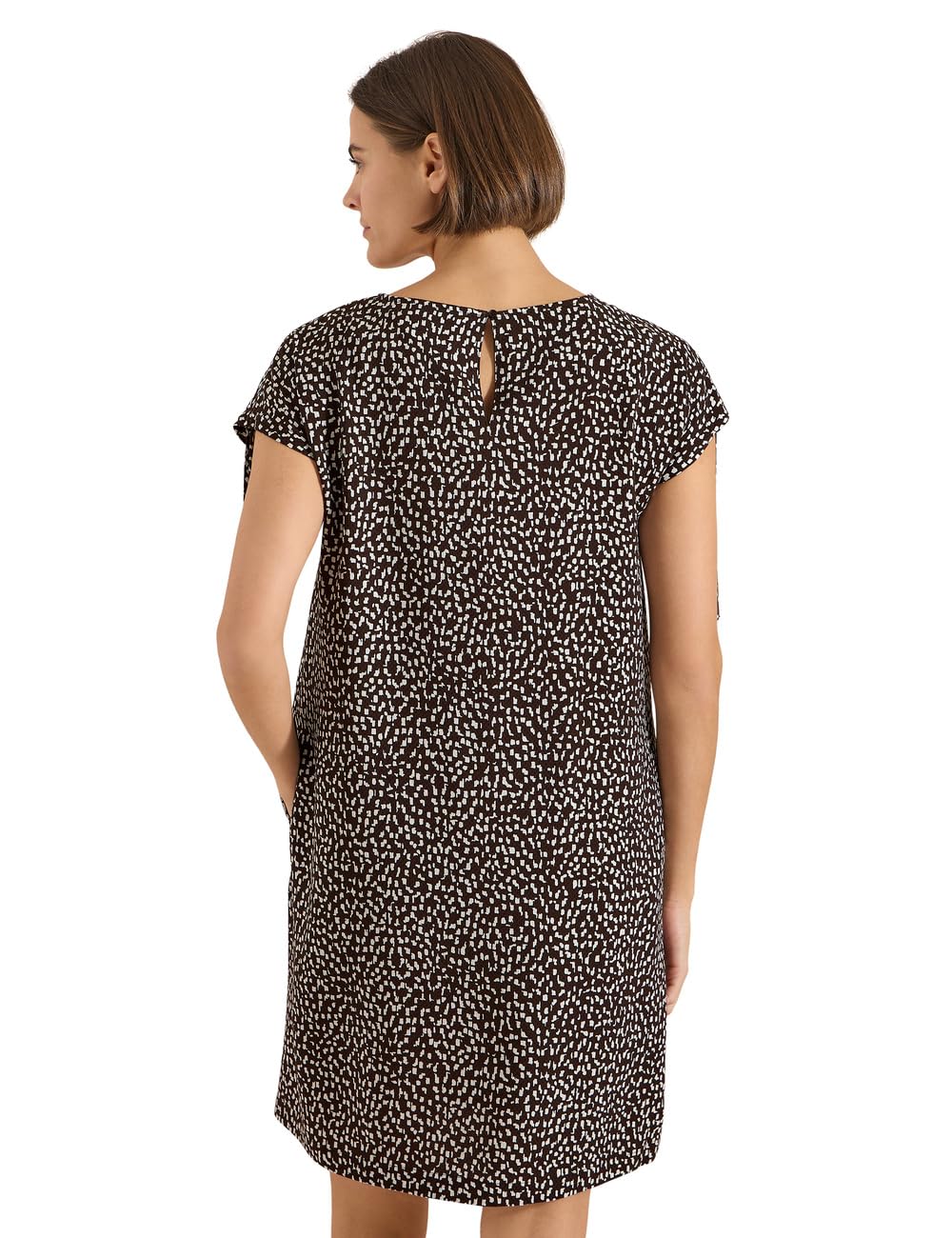 Cecil 1409369 Robe mi-Longue avec Manches Cap Femme (Lot de 1)