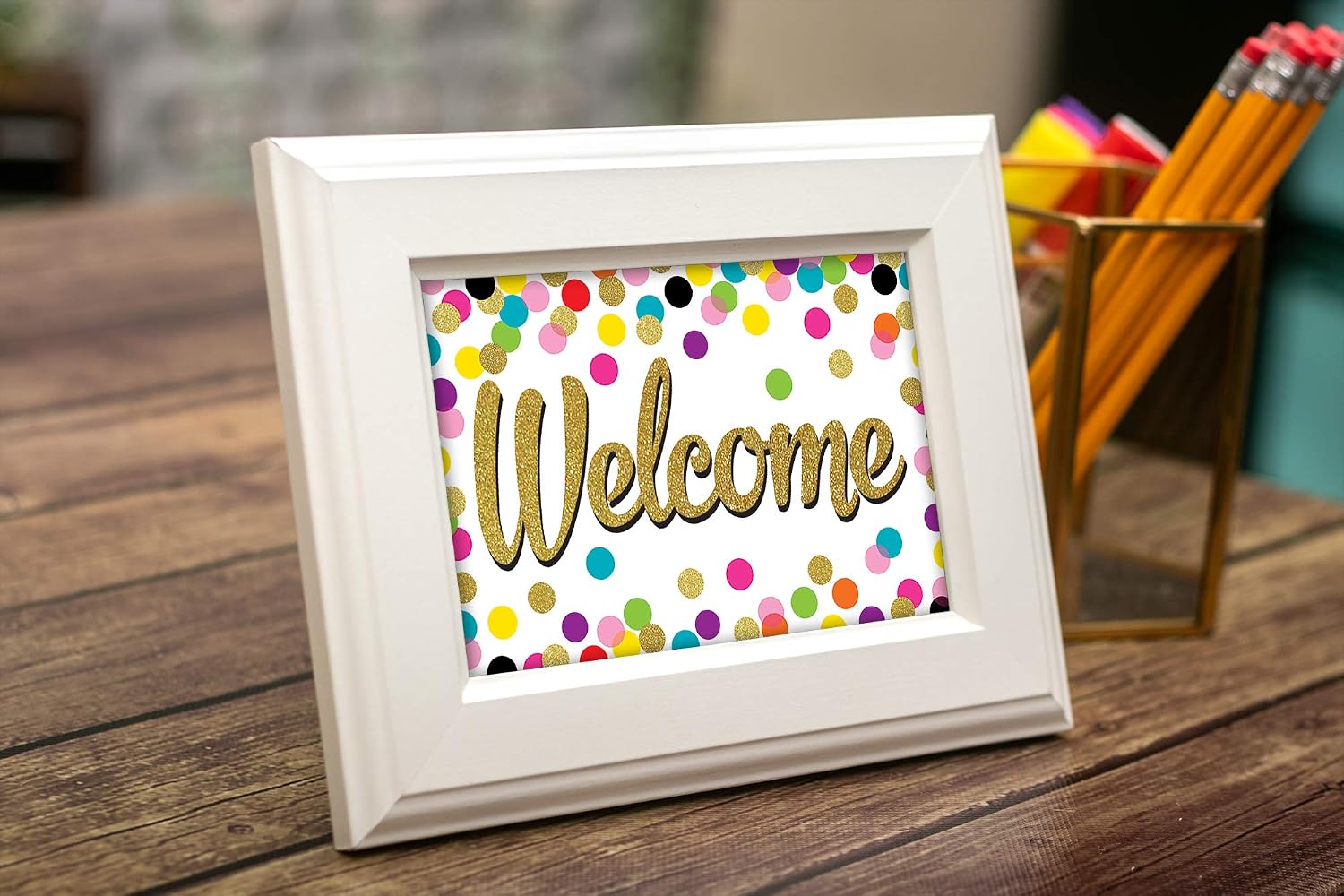 Teacher Created Resources Confetti Welcome Postcards (8894)