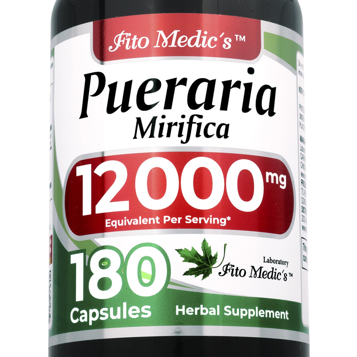 Amazon.com: FITO MEDIC'S Lab | pueraria mirifica |180 Capsules