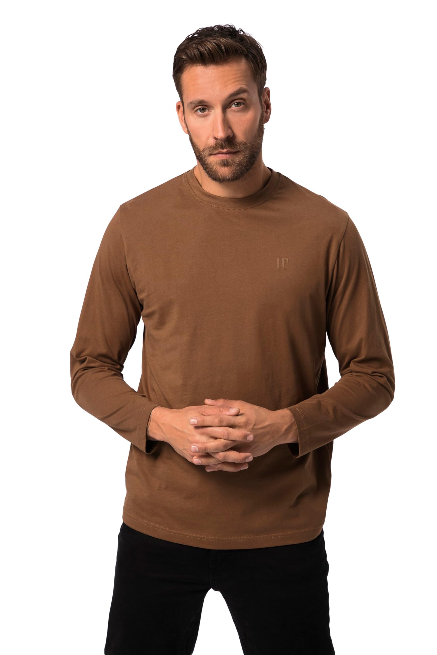 JP 1880 Hommes Grandes Tailles L-8XL T-Shirt à Manches Longues, Collection Basic, Label Oeko-TEX 702559