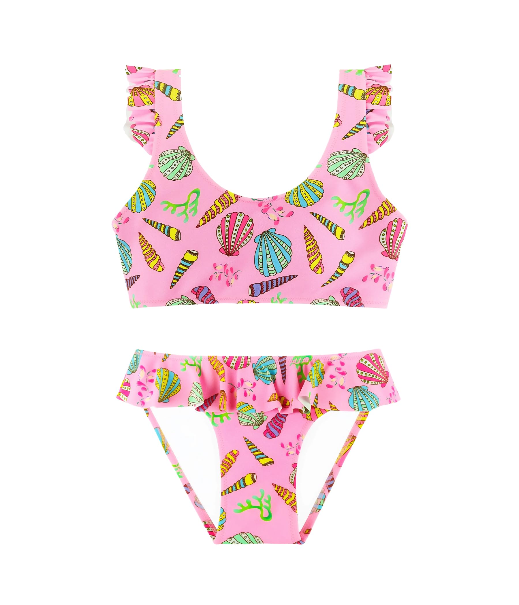Traje de Baño para Niñas Conjunto de Bikini de Dos Piezas Sets Tankini Traje de Baño para Niñas 2-14 Años