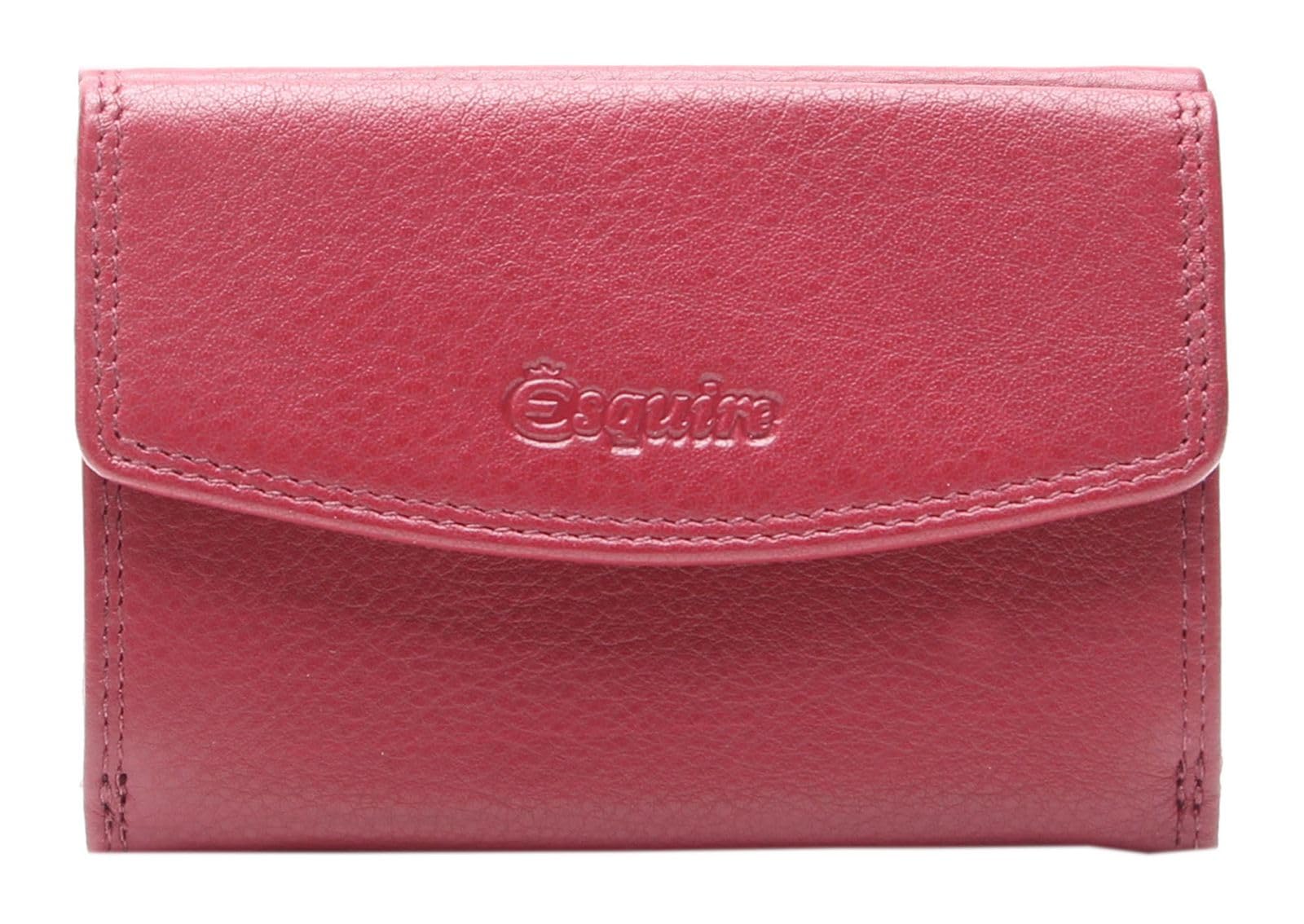 Esquire Duo Wallet Red portefeuille rouge compact double fentes