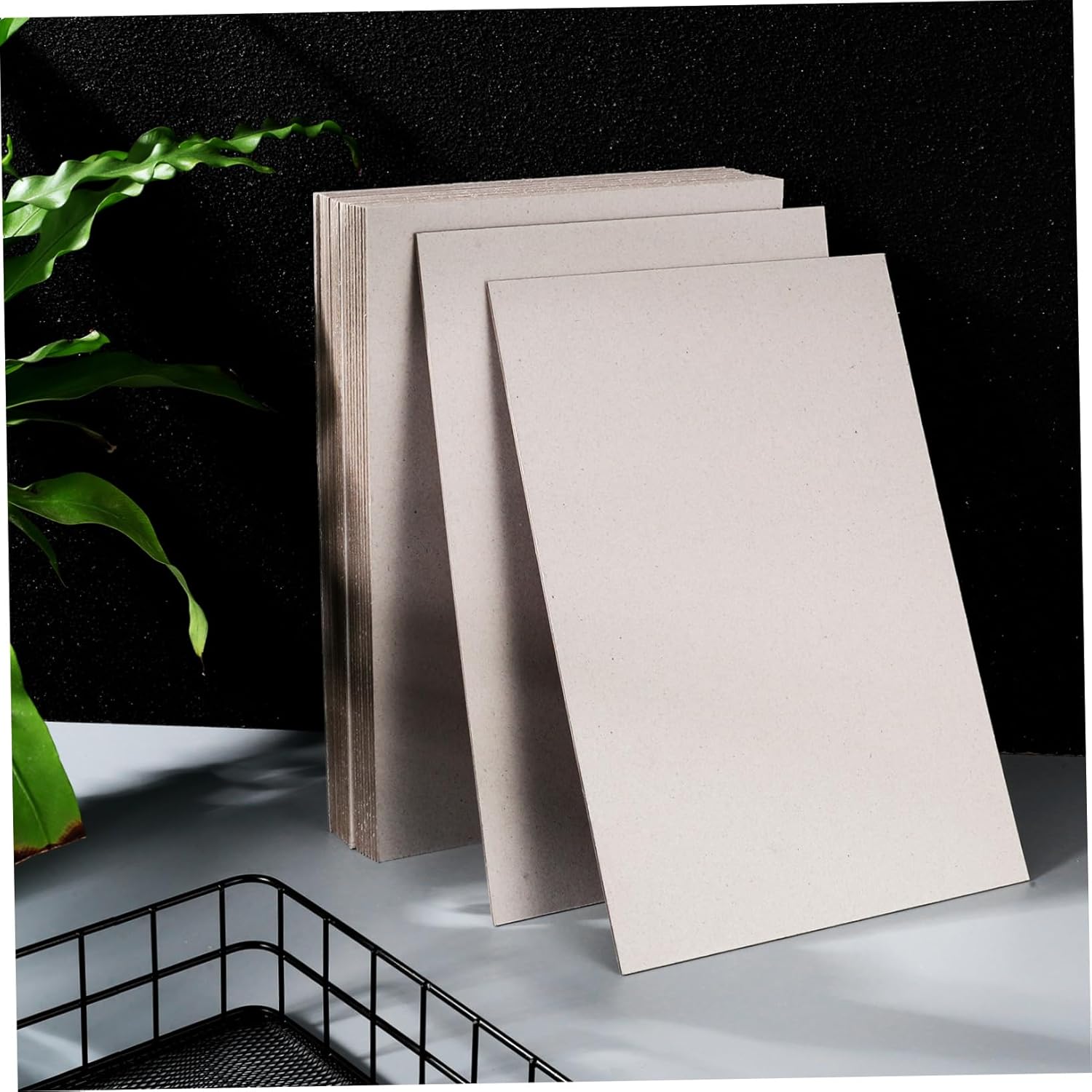 jojofuny 20sheets Flat Cardboard Model Chipboard Sheets for DIY Projects Craft Board and Packaging