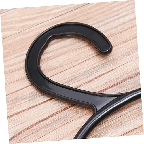 Miniatura 9 de Cabilock 30 ganchos para anillos de ropa, ganchos para correa, ganchos de plástico para ropa, ganchos para toallas, anillo, colgador de ropa, forma