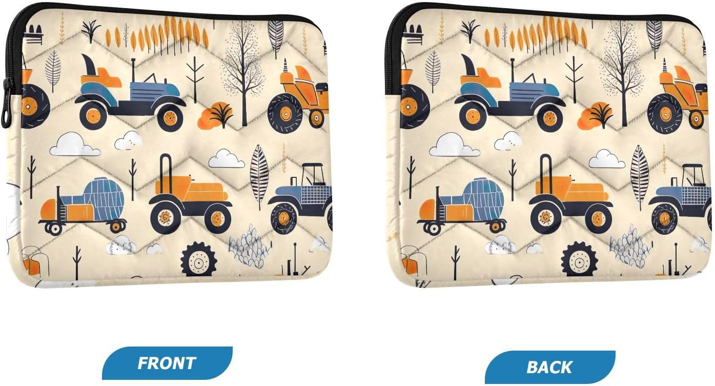 Tractors Puffy Notebook Sleeve image 2