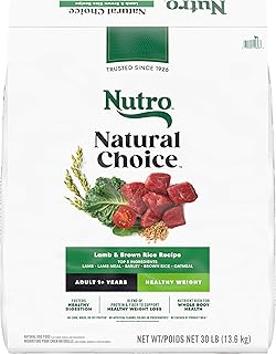 Nutro Natural Choice Dry Dog Food, Adult Healthy Weight Management Dog Food Dry Lamb