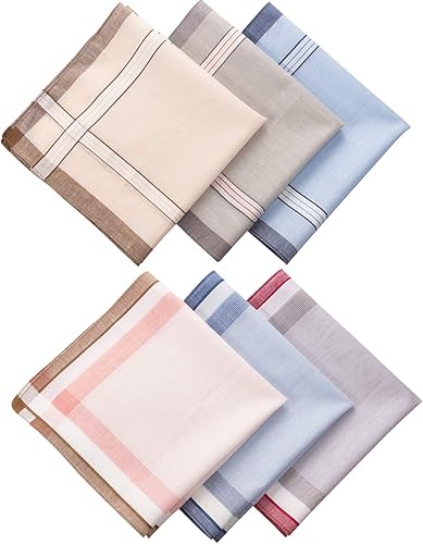 Miniatura 3 de Pañuelo de 24 piezas para hombre pañuelo a cuadros para hombre suave regalo para hombres talla única Multi color talla única