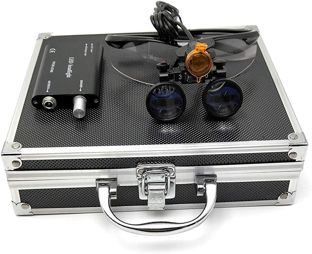 Lupa Montada En Cabeza Kexia - 5 Lentes Acrílicas + LED, Ideal Para Reparaciones Y Manualidades