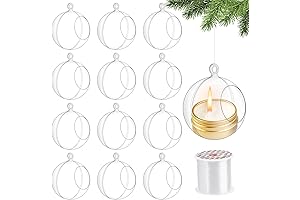Hanging Acrylic Globe Tea Light Candle Holder