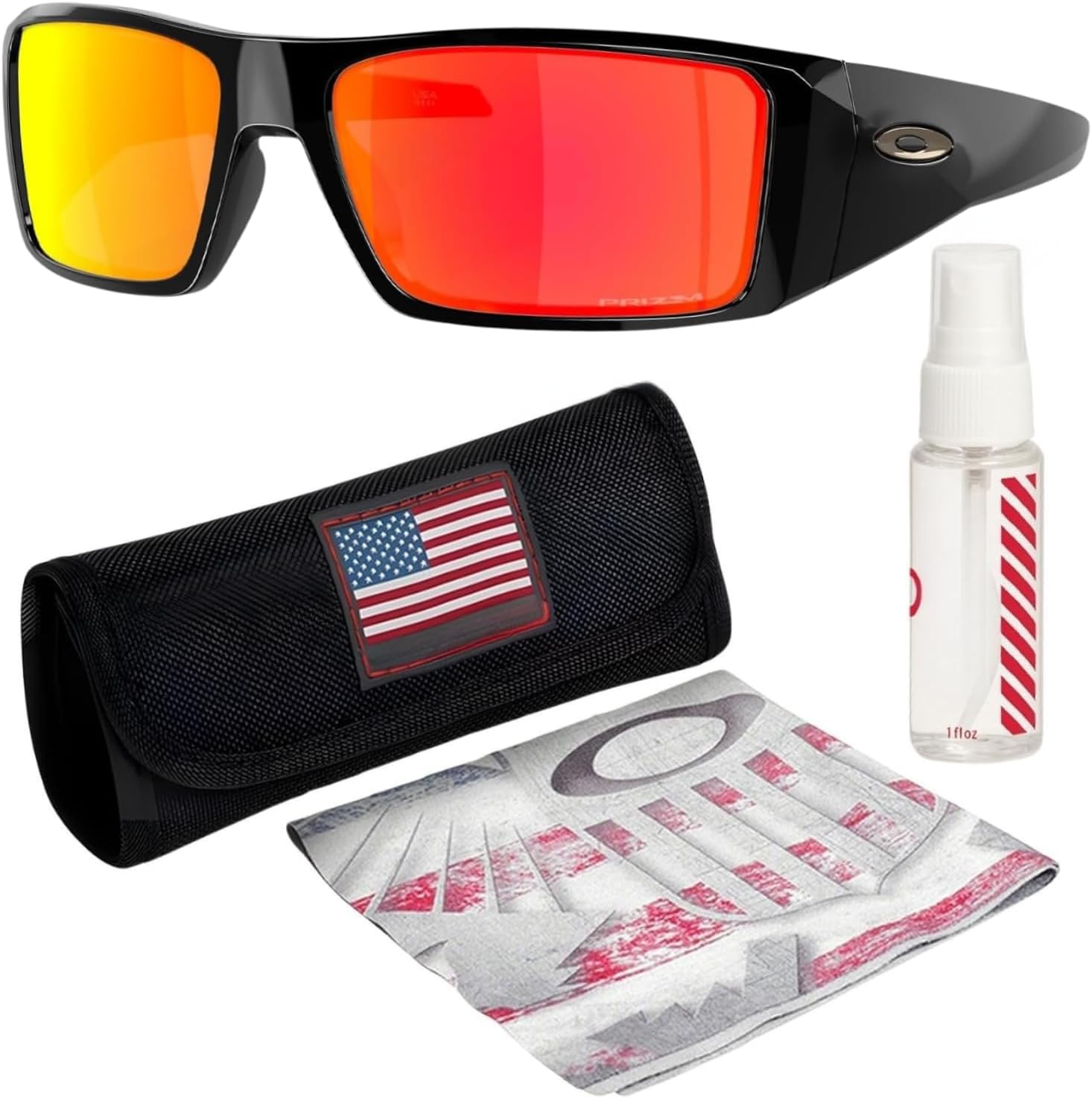 Oakley HELIOSTAT OO9231 Rectangle Shape Sunglasses With Official Eyewear Kit