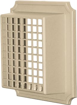 Builders Edge 140157079013 Animal Guard for Exhaust Vent 013, Light Almond
