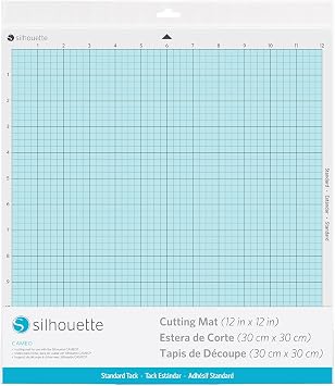 Silhouette America Standard لاصق قطع حصيرة PVC، 30.5 &times; 30.5 سم، بيج أو كريم، حصيرة قطع الحرف اليدوية لـ Silhouette Cameo