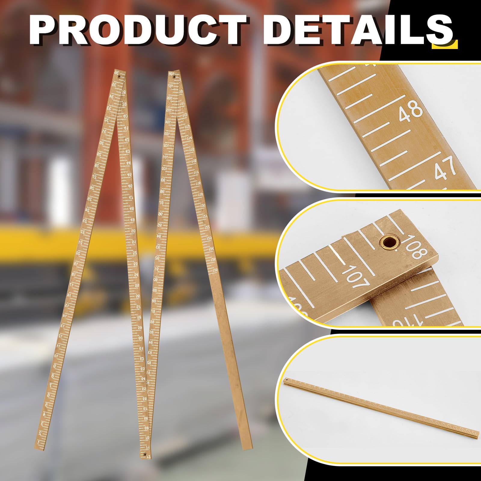Fuel Tank Ruler Snapklik.com : Tellegloww 2 Pcs Oil Tank Measuring Stick 4 Fold To 126 ...