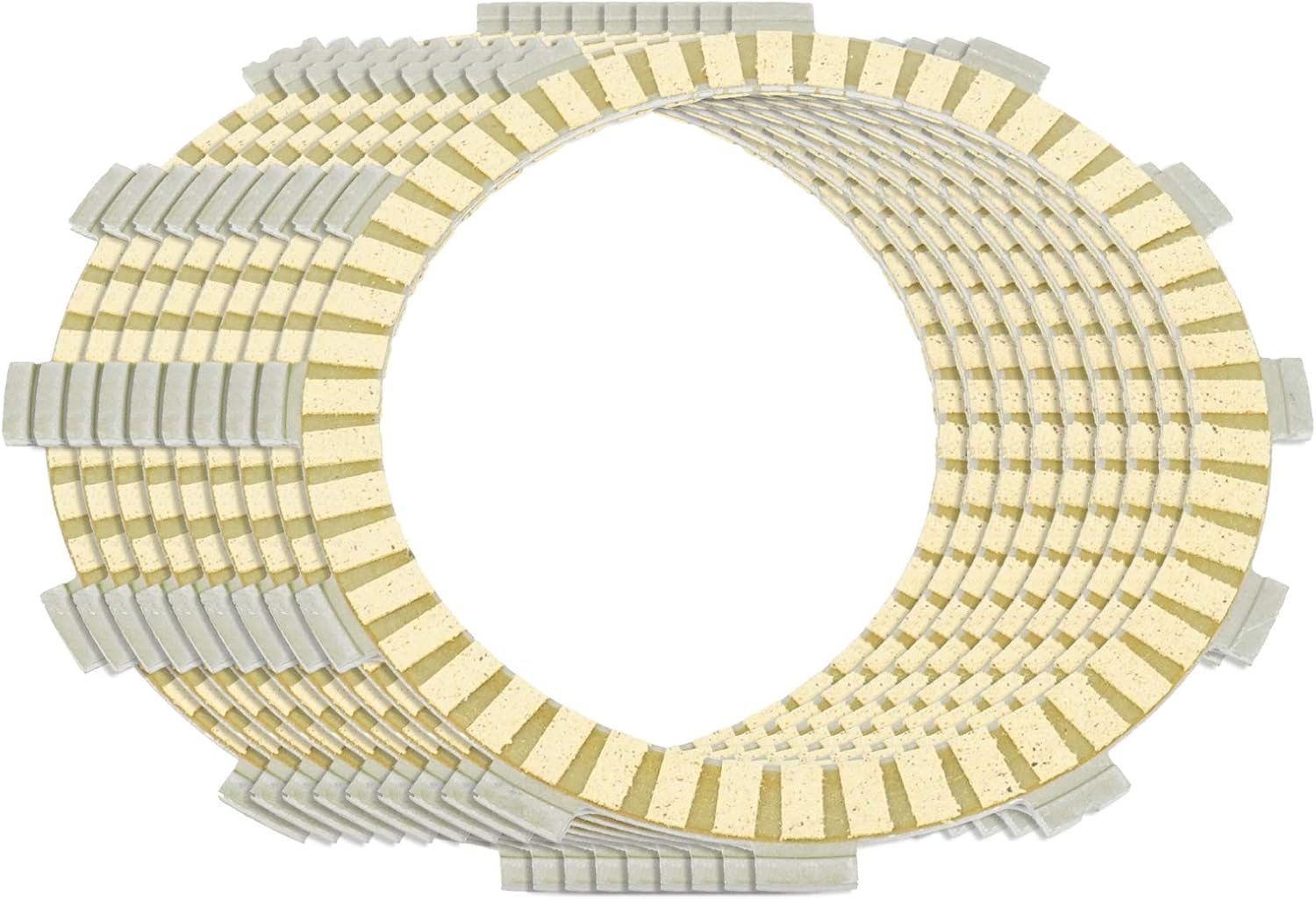 Caltric Clutch Friction Plates compatible with Yamaha YZ450F YZ 450F 2003 2004 2005 2006