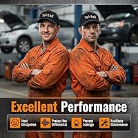 Vista 4 de Dana 30 cubierta de diferencial delantera de aluminio negro con aletas de 10 pernos para CJ TJ YJ JK