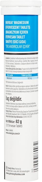 Energia Magnesium 20 Effervescent Tablets