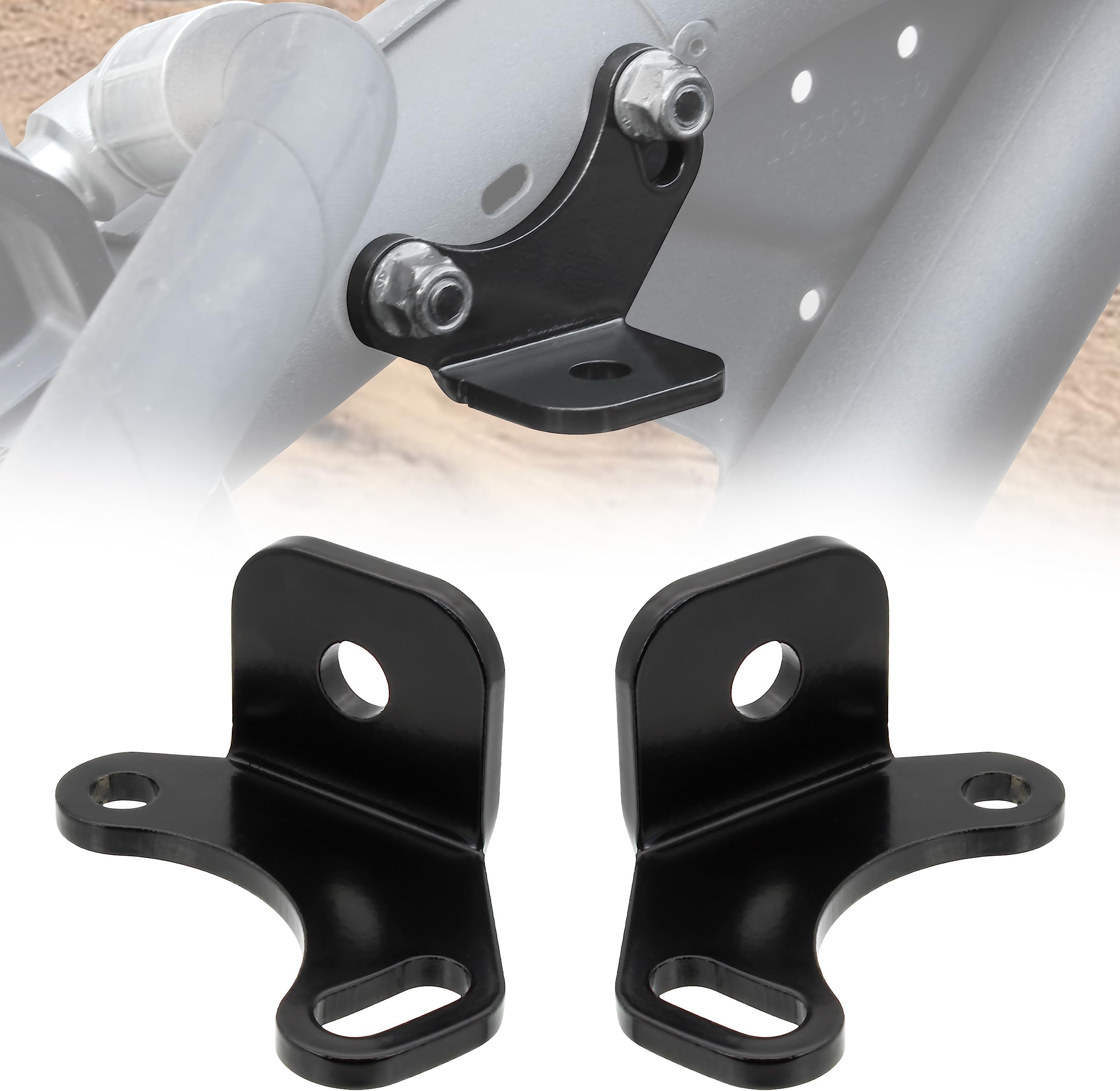 Pillar Flag Antenna Mounting Brackets for 2017-2025 Can Am Maverick X3/X3 Max Accessories, Adjustable Rear Whip Light Flag Mount Antenna Flag Holder ( 2 PCS)