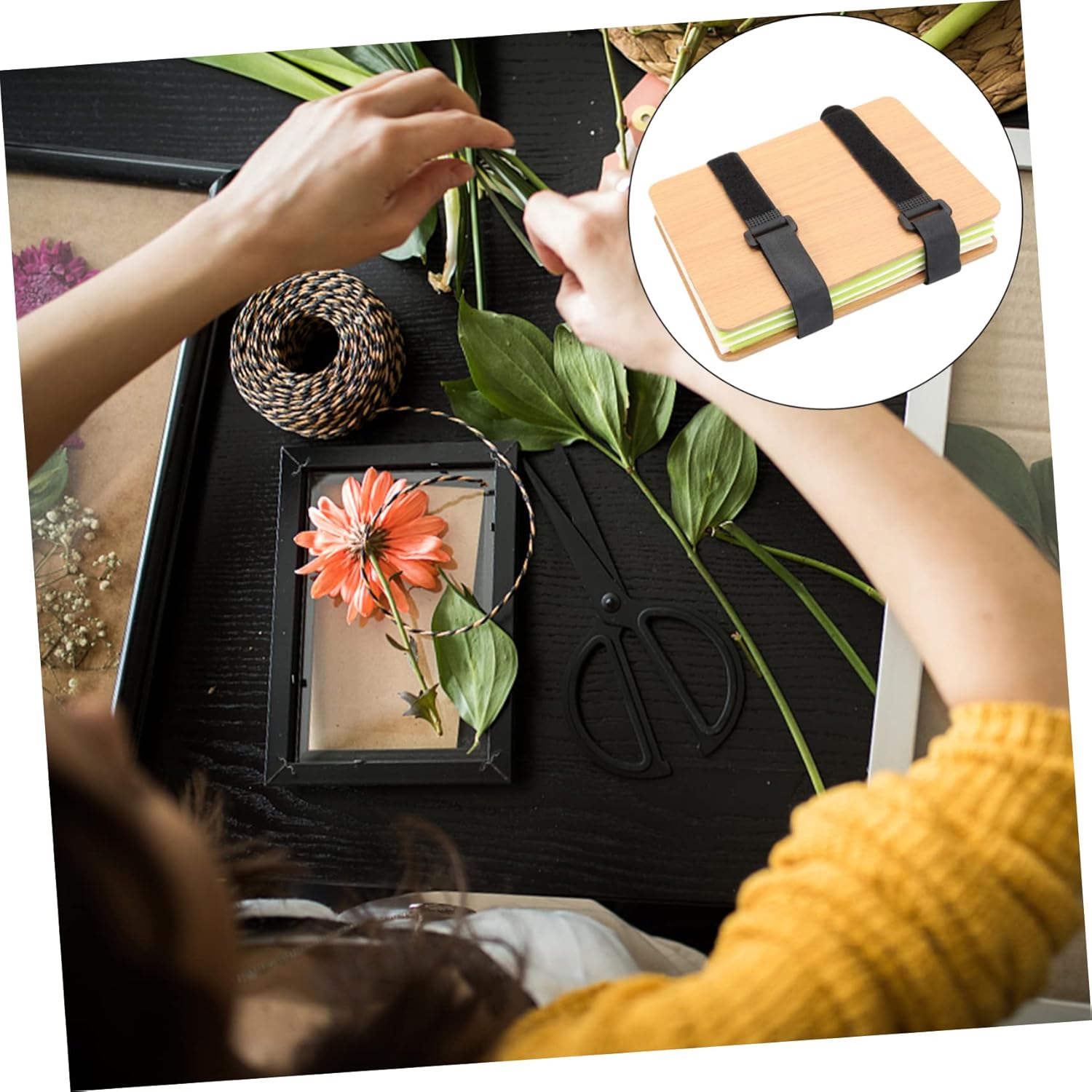 ULDIGI Flower Pressing Plant Leaf Press Plant Press Kit for Adults Flower Specimen Tools Kit