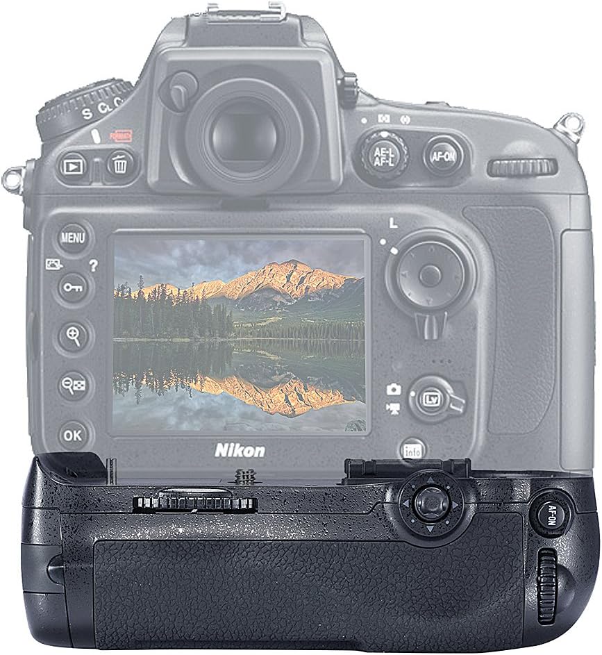Neewer Vertical Battery Grip Replacement for Nikon MB-D12 Works with EN-EL15 Battery Or 8AA Batteries for Nikon D800 D800E Digital SLR Cameras