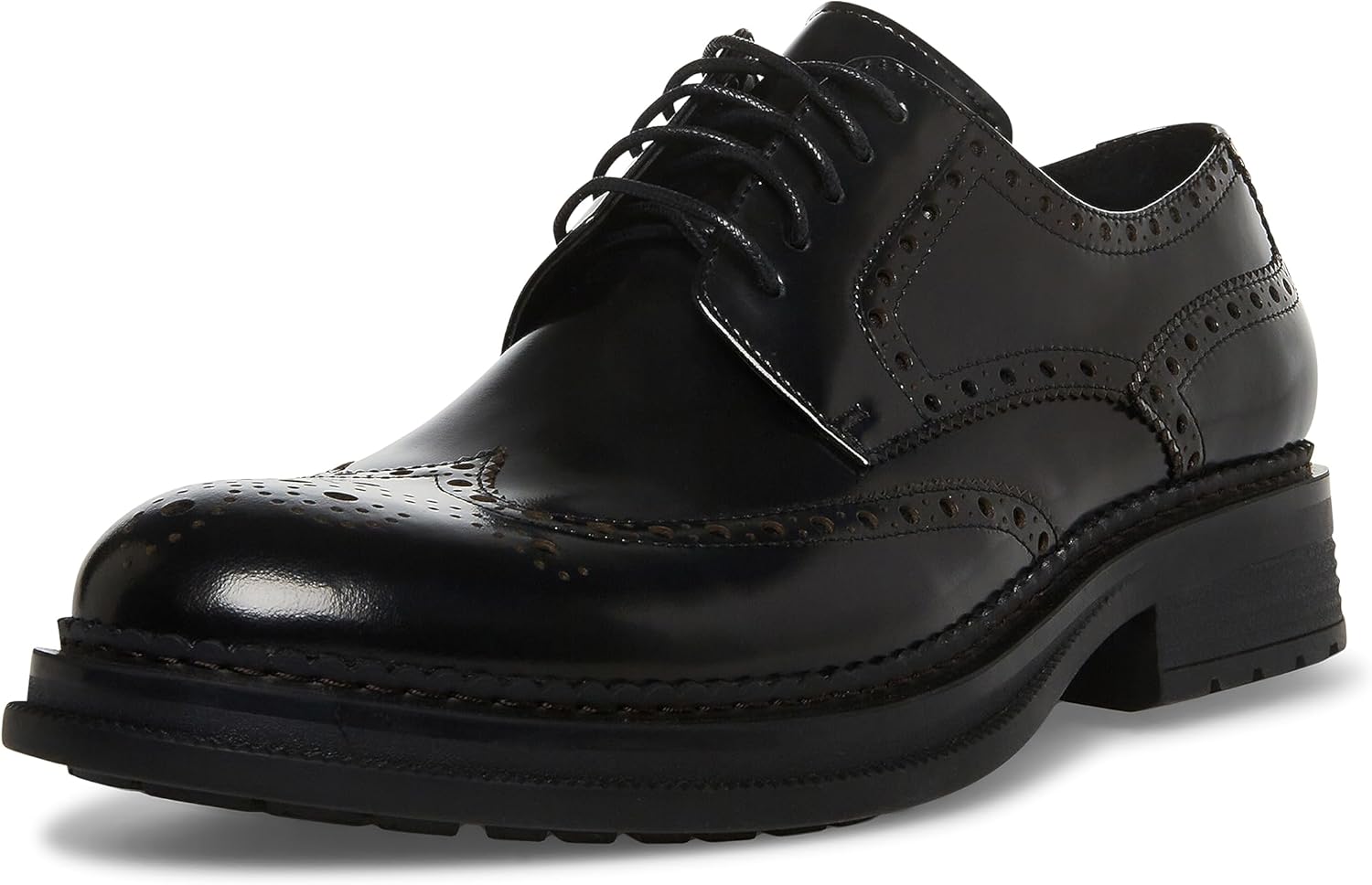 Steve Madden Men's Treye Oxford, Black Box, 7.5