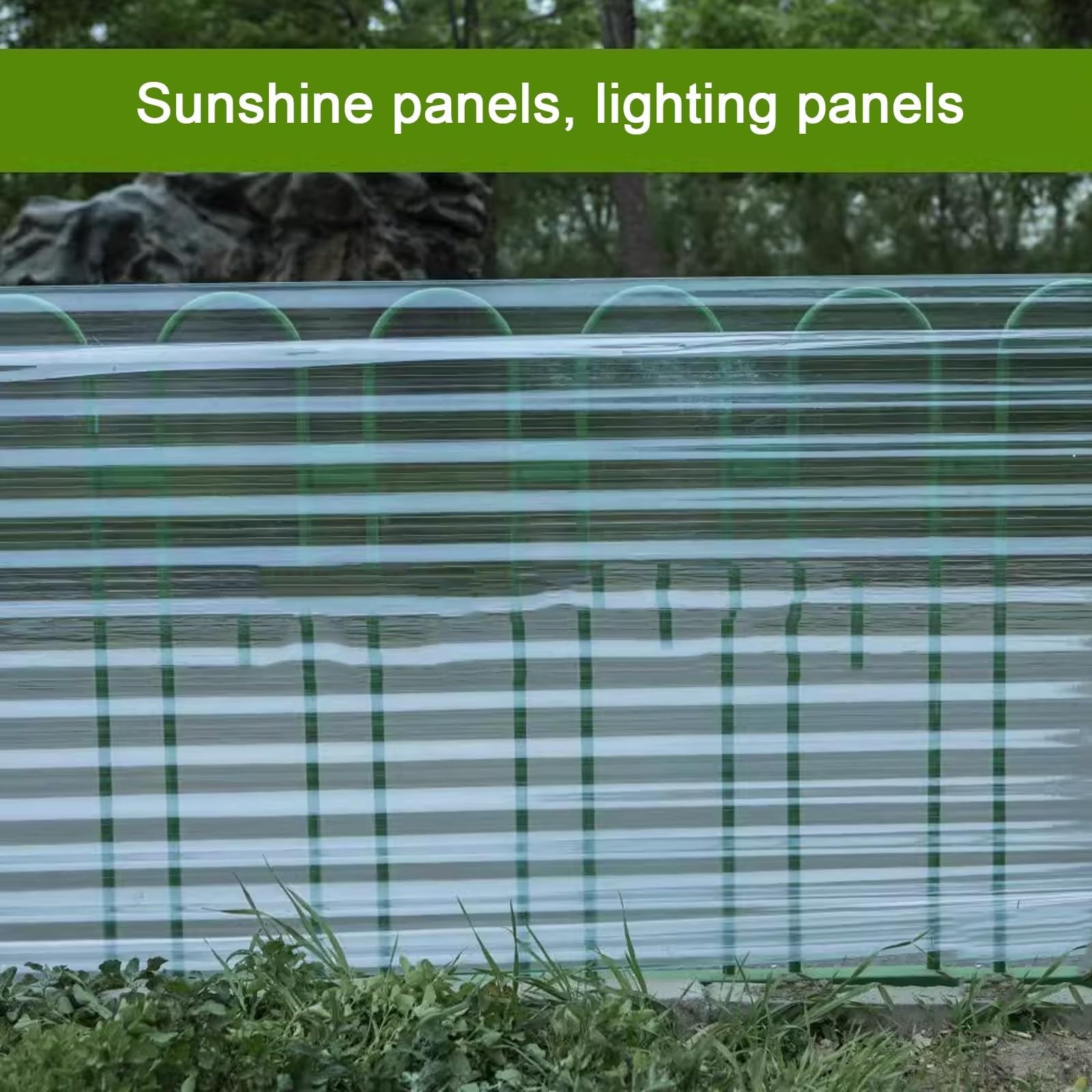 Placa Ondulada,Panel for Tejado Transparente,Chapa Tejado Exterior,Láminas de Repuesto,Lámina Techo de Construcción,Placas for Invernaderos,1mm de grosor, 17/18/19/20 piezas(18 Pcs,0.9x0.85m/35x33in)