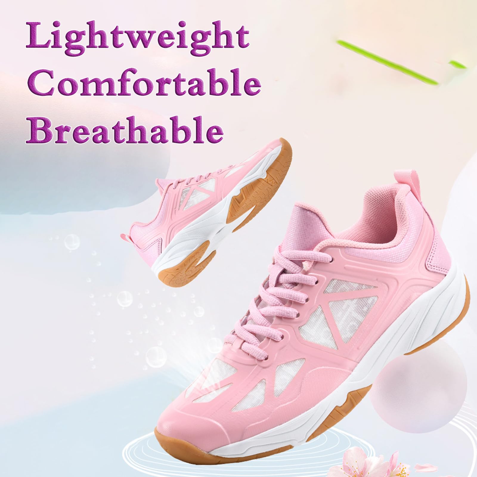 Zapatos De Bádminton,Zapatillas de Voleibol para Hombre y Mujer,Zapatillas De Tenis,Zapatillas De Tenis De Mesa,Zapatos de Squash,Antideslizantes,para Pickleball y Voleibol