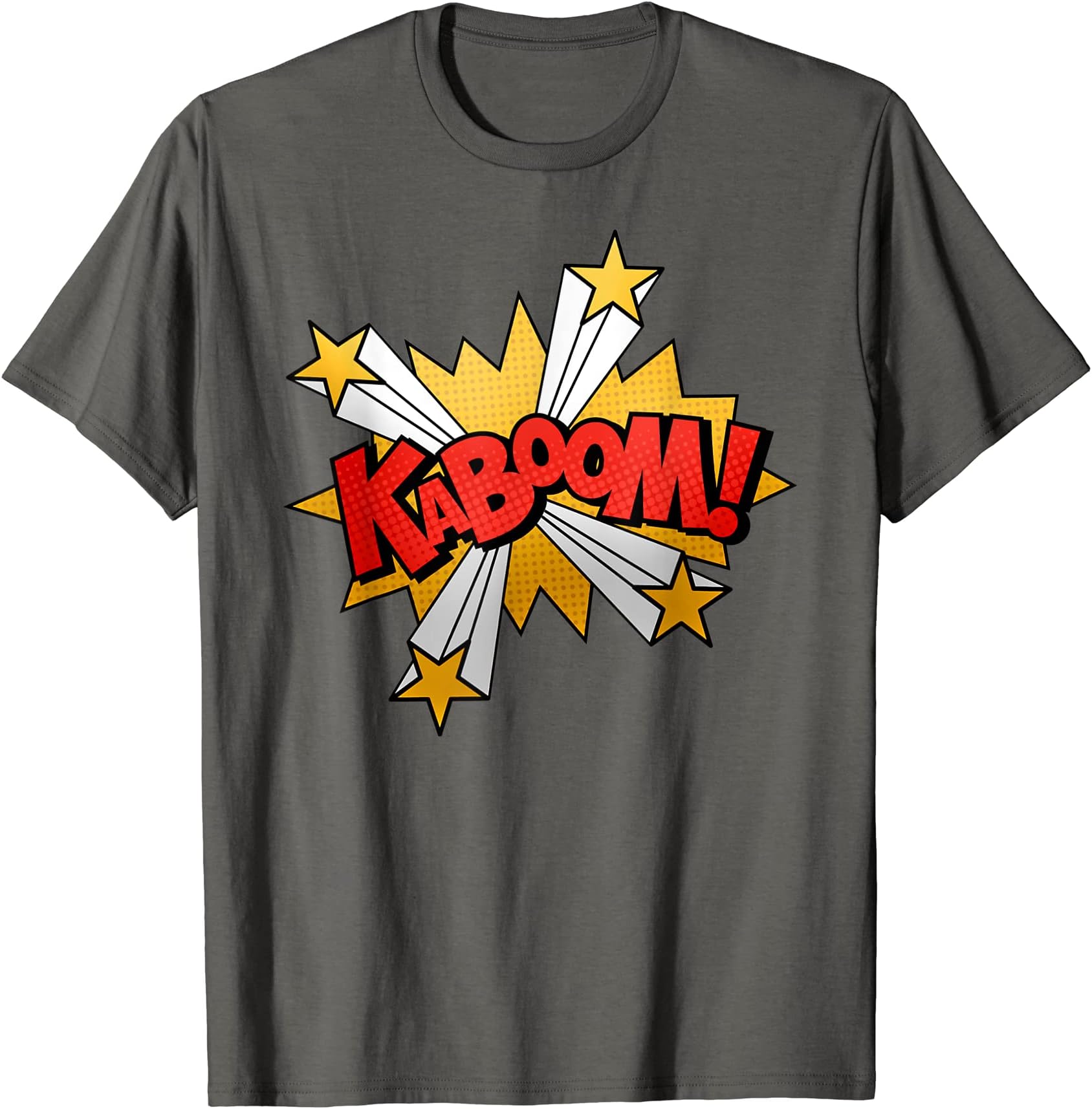 Funny Vintage Comic Book Collector Sound Effect Kaboom T-Shirt